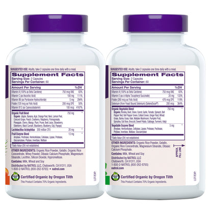 Natrol Juicefestiv Daily Fruit & Veggie, 240 Capsules
