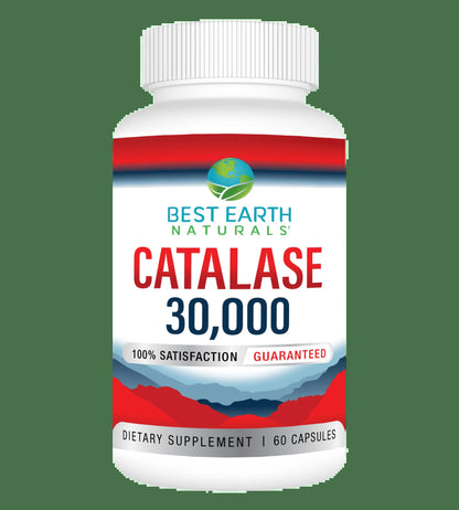 Catalase 30,000 by , Pure Catalase Antioxidant Enzyme for Men and Women, 60 Count